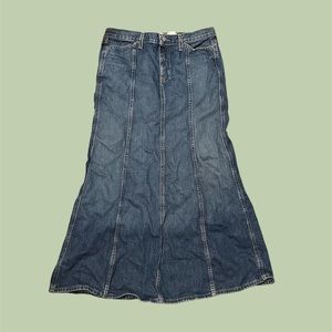 🌥️Vintage Gap Maxi Denim Skirt